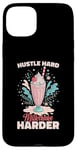 iPhone 15 Plus Hustle Hard Milkshake Lover Motivational Case