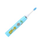 Kids Electric Toothbrushes Cartoon Pattern Battery Powered Soft Brush Hair W LVE