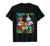 Today Proud Dog's Birthday Dalmatian Costume Dog Owner T-Shirt