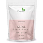 Meal Replacement Diet Shakes Weight Loss Strawberry Pharmtect 500g