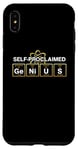 Coque pour iPhone XS Max Ge-Ni-U-S - Self-Proclaimed Genius Humor Smart