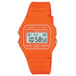 Casio Retro Collection Digital Orange Unisex Watch F-91WC-4A2EF