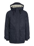 JACK & JONES Jjeclip Parka Sn, Bleu Marine, S Homme