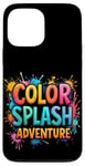 Coque pour iPhone 13 Pro Max COLOR SPLASH Adventure Aventure colorée