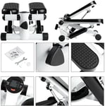 Mini Stepper Home Fitness Machine - Cardio, LCD Display, Anti-skid Pedals