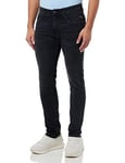 REPLAY Men's M914Y Anbass Od Black_Stretch Jeans, Dark Grey 097-2, 33W / 36L