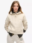 Superdry Essential Logo Hoodie, Light Oat Marl