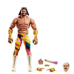 Mattel WWE Figurine Articulée Élite WrestleMania « Macho King » Randy Savage (15 cm), 25 points d’articulation, mains interchangeables et accessoires, à collectionner, Jouet Enfant, Dès 3 ans, HKP10