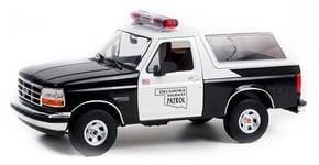 GREENLIGHT, FORD Bronco 1996 Police d'Oklahoma, échelle 1/18, GREEN19114