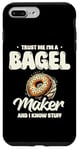 Coque pour iPhone 7 Plus/8 Plus Croyez-moi, je fabrique des bagels et je sais tout