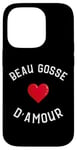 Coque pour iPhone 14 Pro Beau gosse d'amour Cadeau homme fête de l'amour