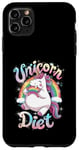 Coque pour iPhone 11 Pro Max Unicorn Diet Magical Rainbow Unicorn Princess