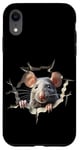 iPhone XR Mouse Hole Peeking Mice Cute Mouse Costume Boys Girls Men Case