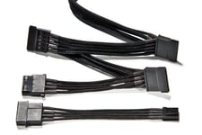 Be Quiet! Multi Power Cable Cm-61050 - Strømkabel - 4-Pin Mini-Strømkontakt, Sata-Strøm - 100 Cm - Svart