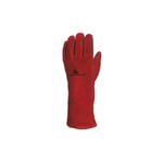 Delta Plus - Gants croûte bovin antichaleur Rouge Unique