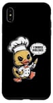 Coque pour iPhone XS Max Chef Cook Duck – Dictons humoristiques mignons graphiques sarcastiques humoristiques