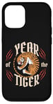 iPhone 12/12 Pro Year of the Tiger Fierce Traditional Vintage Chinese Zodiac Case