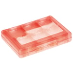 Étui pour Nintendo 3DS LL 3DS 3DS XL DSi jeux vidéo - rouge / transparent