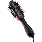 One Step sèche cheveux et volumateurSalon Air Chaud Paddle Brosse à cheveux Générateur d'ions négatifs à lisser bigoudi Styler Noir