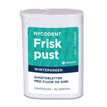 Nycodent Frisk Pust Sugetablett, Wintergreen, 50 stk.