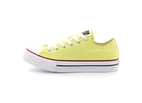 Converse junior CTAS eva lift ox 670203C, Textile jaune T 37.5 (9)