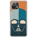 ERT GROUP mobile phone case for Xiaomi 11 Lite 4G/5G original and officially Licensed Star Wars pattern Darth Vader 025, case made of TPU