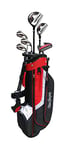 MACGREGOR Cg3000 Half Package Set & Golf Club Bag Contenu : pour Hommes, Noir/Rouge, Mens Right Hand