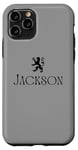 iPhone 11 Pro Jackson Clan Scottish Family Name Scotland Heraldry Case