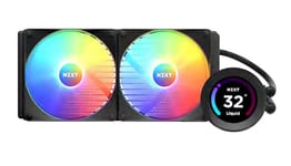 NZXT Kraken Elite 280 RGB Prosessor Alt-i-ett væskekjøler 14 cm Sort 1 stykker