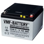 VMF AGM batteri Deep Cycle 12 V 28 Ah DC28-12