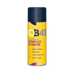 OB41 Electrical Contact Cleaner - For use on electrical apparatus - Perfect for automotive applications - Non chlorinated and non corrosive - Safe for use on most plastics and fibres - 400ml