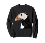 Puffin Auks Seabird Lunde alken Wildlife Animal Illustration Sweatshirt