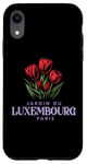 Coque pour iPhone XR Luxembourg Garden Paris France Tulipes