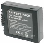 Batterie pour PANASONIC CGR-S006E / 1B - Garantie 1 an