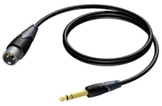 hbb 6.3 mm tele hane - XLR hane  med 3 års garanti