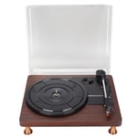 (UK Plug) Record Player MDY-1305A Vinyl Record Player 3 Speeds Wood