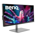 34" BenQ PD3420Q, IPS 3440x1440, 5 ms, DisplayHDR 400, höjdjusterbar, 2xHDMI/DP/USB-C 65W, högtalare, USB 3.2-hubb