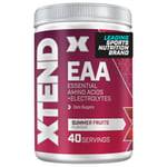 Scivation XTEND EAA Amino Acids Powder | Summer Fruits | 40 Servings for Hydration and Fitness Performance | 9 Essential Amino Acids + Added Electrolytes Recovery Powder to Hydrate, Repair, Recover