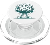 #snirt Atomic Mushroom T-Shirt Explosion Cloud Volcano Smoke PopSockets PopGrip for MagSafe