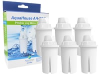 6x Water filter cartridges compatible for Brita Classic Jugs & Wilko classic