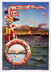 Navigation Algerie Tunisie Maroc - POSTER HQ 50x70cm d'une AFFICHE VINTAGE