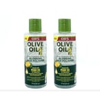 ORS Olive Oil Frizz Control & Shine Glossing Hair Polisher 6oz 177ml - Pack of 2