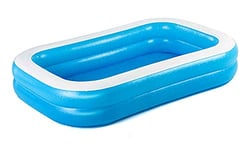 BLUE SKY - Piscine Gonflable - Jeu de Plein Air - 069072 - Bleu - Pataugeoire - Plastique - 262 cm x 175 cm - Enfant - Piscinette - À Partir de 6 Ans