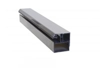 Profil de bordure porteur adaptable au polycarbonate 16/32 mm en aluminium laqué - Coloris - Gris anthracite ral 7016, Longueur - 3 m - Gris