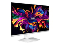 Msi Mpg 321Urxwde Qd-Oled, Spillskjerm - (80 Cm (31,5 Tommer) Ultrahd/4K, Qd-Oled, Adaptive-Sync, Usb-C, 240Hz Panel) Hvit [Energiklasse G] (9S6-3Dd29a-023)