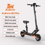 KUKIRIN G2 Pro 2024 version Vuxen elektrisk skoter 600W Motor 48V 15,6Ah Batteri 45km/h Max hastighet 55KM Räckvidd Vuxen Scooter