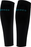 Gococo Compression Calf Sleeves Black, 33-39 cm