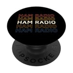 Radio jambon - Techniciens de signalisation de radio amateur amusants PopSockets PopGrip Adhésif