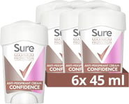 Sure Women Maximum Protection Confidence Antiperspirant Cream Stick 96h protecti