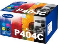 P404C Pack de 4 Cartouche de toner Compatible pour Toner Samsung C480W pour Samsung Xpress SL-C430W C483W C480FW C48X C480 C430 CLT-K404S CLT-C404S CLT-M404S CLT-Y404S CLT-404S.[G725]